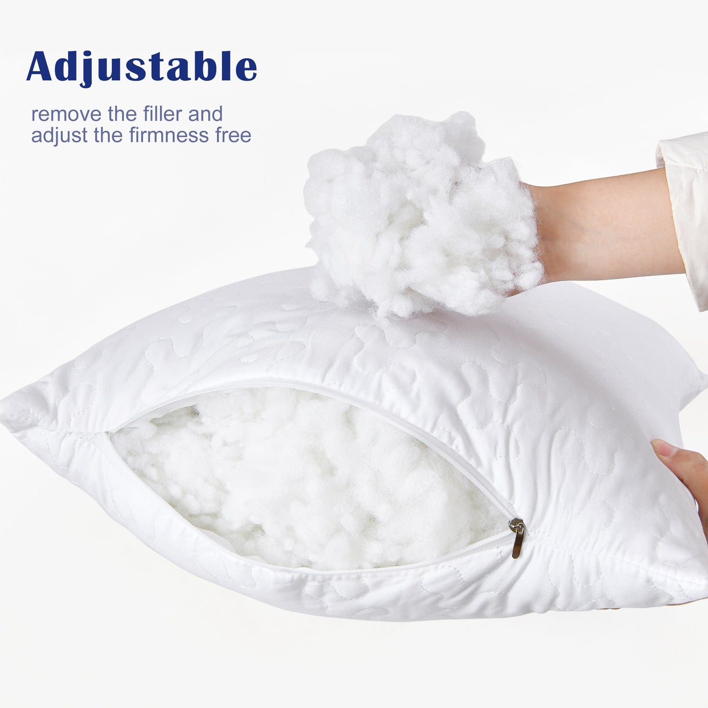 Sleepwill Firm Pillow 1 Pack Standard/Queen/King Size for All Season,Super Firm