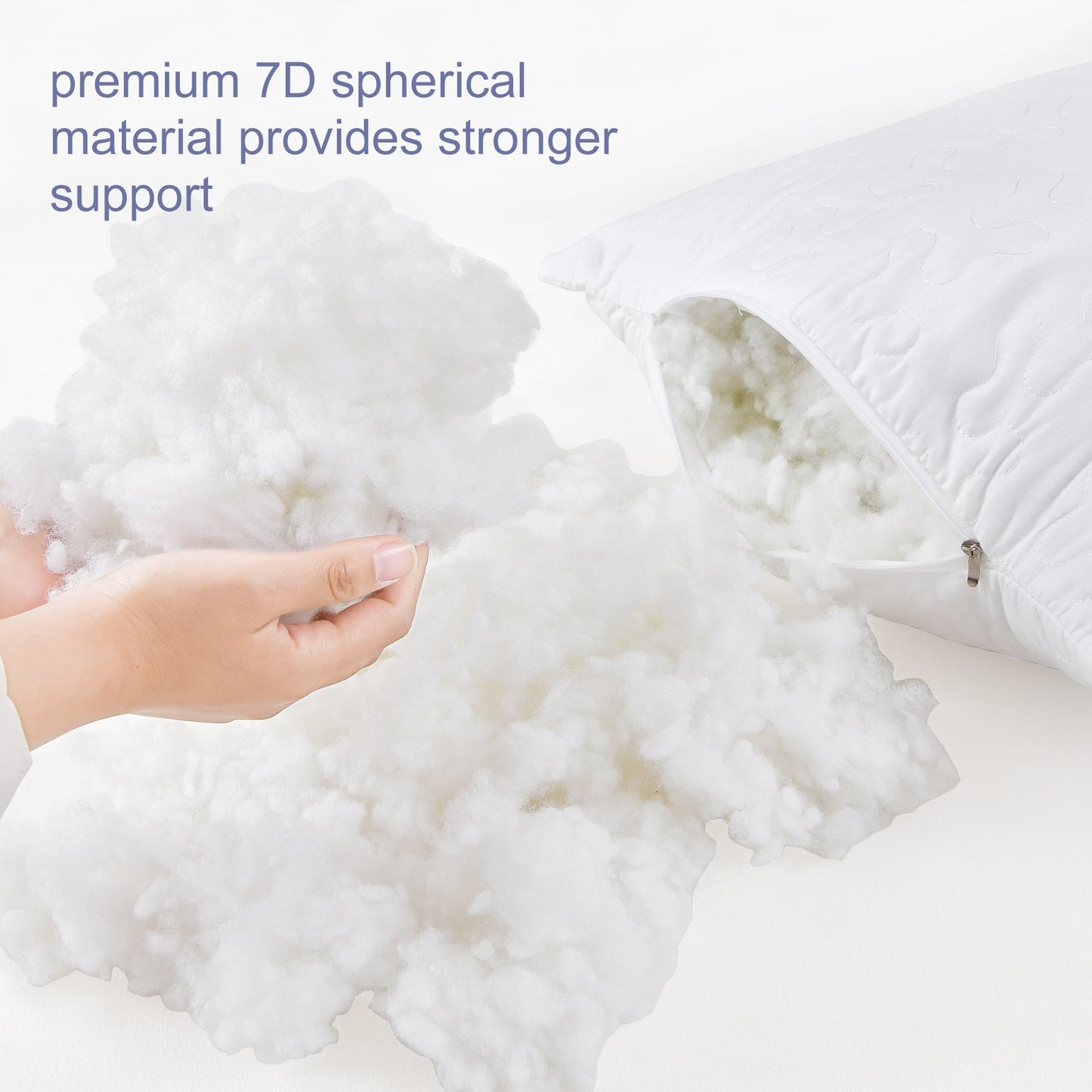 Sleepwill Firm Pillow 1 Pack Standard/Queen/King Size for All Season,Super Firm